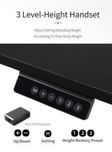 AF2(<strong>A</strong>)-E Dual Motor Modern Height Adjustable Electric Office Workstation Table Ergonomic Stand up Adjustable <strong>Computer</strong> Desk Frame - Product Image 3