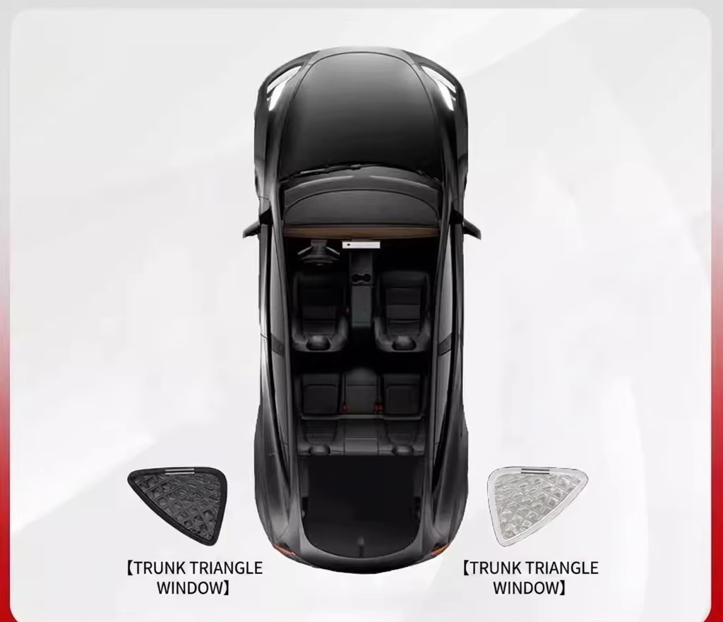 (Small Checkerboard Six-Layer Thick) Rear Quarter Windows