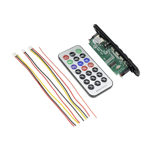 บอร์ดถอดรหัส3.5AUX 4.1ไร้สาย12V MP3,วิทยุ FM SD รีโมตคอนโทรล USB TF สำหรับรถยนต์ - Product Image 1