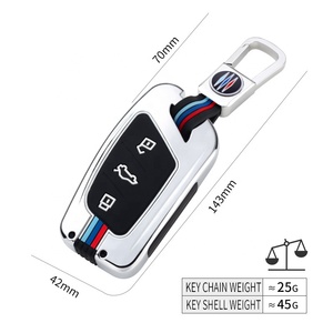 Araba uzaktan anahtar kılıfı metal silikon kabuk için MG ZS MG5 MG6 EZS EHS Roewe RX5 I5 I6 RX3 Fob koruyucu Fob aksesuarları - Product Image 3