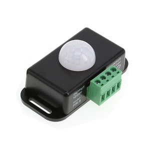 12V 24V PIR Sensor LED Interruptor inductivo Controlador Interruptor de sensor de movimiento - Product Image 1