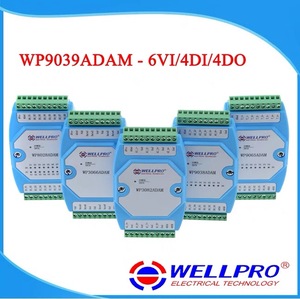 6VI / 4DI / 4DO 0-10V入力/デジタル入出力モジュール/RS485MODBUSRTU通信WP9039ADAM - Product Image 2