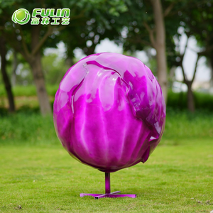 Cuộc sống ngoài trời Kích thước sợi thủy tinh nhựa rau Tượng điêu khắc cho vườn trang trại cảnh quan trung tâm mua sắm phim hoạt hình đồ trang trí nội thất - Product Image 3