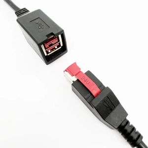 工厂定制新型电源聚氯乙烯24V USB至HDB 44/2 * 4p打印机自锁式电缆 - Product Image 6