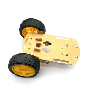 Smart Robot Car 2WD telaio del motore/tracciamento telecomando a due ruote motrici a tre ruote parti della ruota universale per Arduin Kit fai da te - Product Image 3