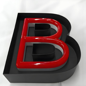 Custom Storefront Office Signage Wall Building Backlight Metal Acrylic Light Led Storefront Signage Coffee Shop - Product Image 6