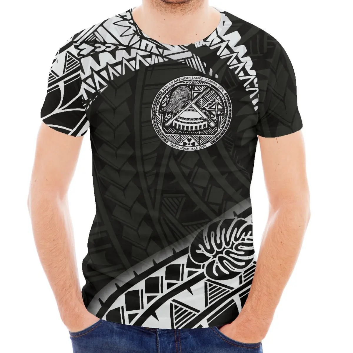 Mannen Golf T-shirt Hoge Kwaliteit Polynesische Samoa Logo T-shirts Custom Zomer Casual O Hals Mannen Shorts Mouwen T-shirts 2022