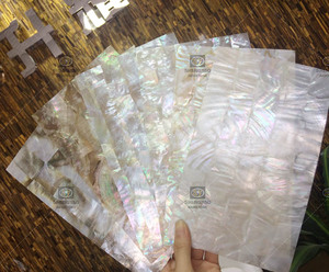 ชิ้นส่วนเปลือกหอยเป๋าฮื้อธรรมชาติชิ้นส่วนแผ่นเปลือกหอยสำหรับฝังเครื่องดนตรี - Product Image 5