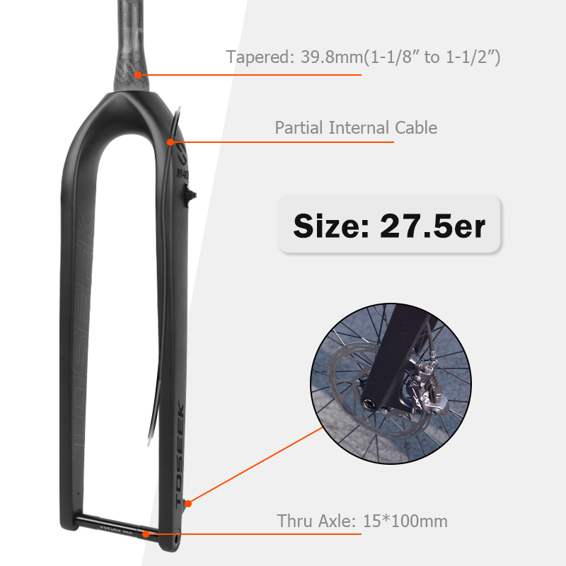 Black 27.5inch-Axle15*100