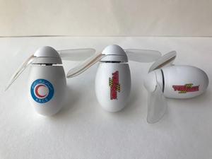 3合1手机风扇定制可编程写入便携式usb电动led迷你风扇，带标语信息 - Product Image 3