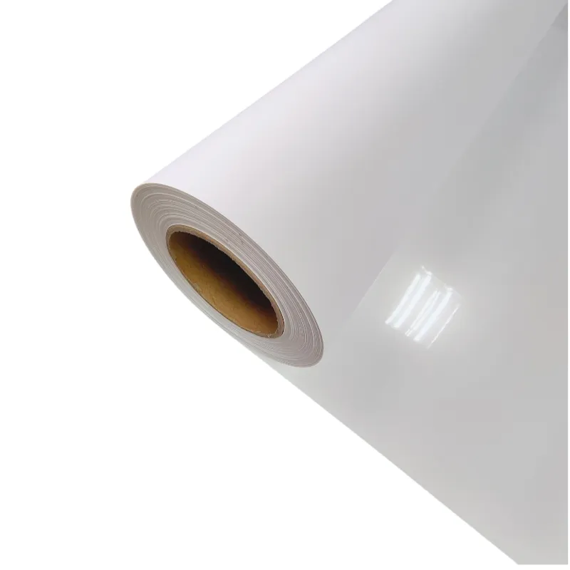 100mic120g高粘度リムーバブル接着剤印刷可能な自己粘着性ビニールロールホワイト光沢マットエコ溶剤広告素材