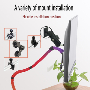 Adjustable Tv <strong>Mount</strong> Bracket Vesa Rotation 360 1'' Ball Base Tablet Handlebar Holder Vesa Adapter <strong>Mount</strong> for Aoc Monitor for Ram - Product Image 4