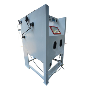 Automatic Abrasive <strong>Blasting</strong> Machine Sandblasting Cabinet with Turntable and Drum - Product Image 4