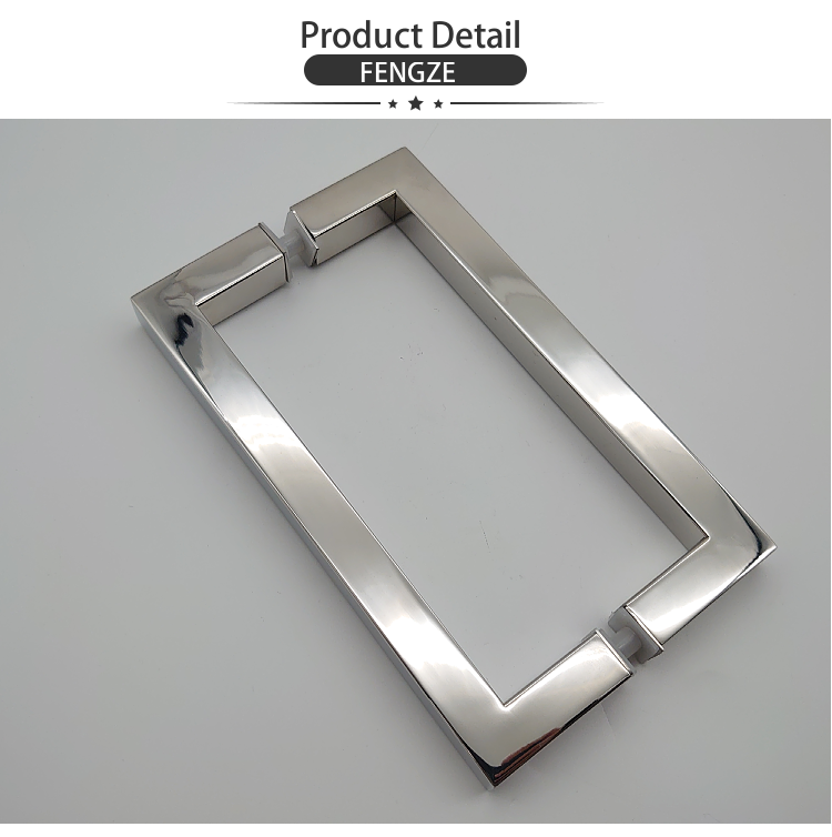 High Quality China Suppliers Stainless Steel Pull Glass Door Handle Commercial Glass Door Pull Handles