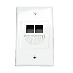 Customizable New Design Patent <strong>Pending</strong> Own Brand Mini Circle Brush Wall Plate Multi-function US Style Canada - Product Image 1