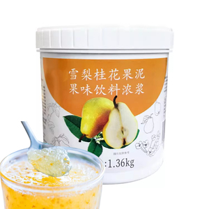 Osmanthus Snow <strong>Pear</strong> Sauce 1.36kg Jam Milk Tea Shop Special Water <strong>Fruit</strong> Tea Sauce Shaved Ice Ingredients Jam <strong>Fruit</strong> Puree - Product Image 1