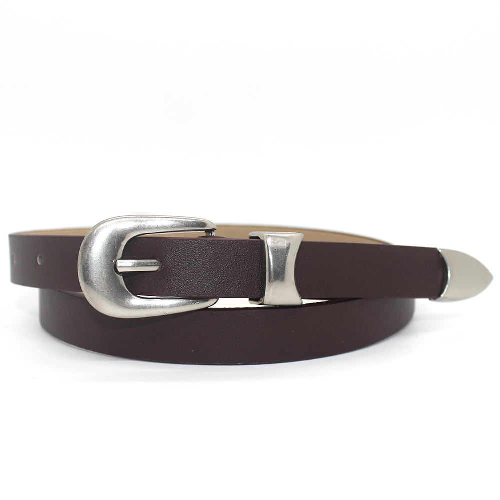 Boucle laquée mate-couleur café-longueur 105-largeur 18 cm