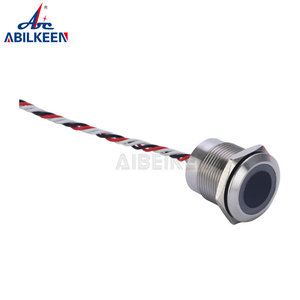 Pulsador de movimiento Pir IP68 de 19mm, 22mm, 12V de CC, botón de proximidad, luz LED, encendido y apagado, reinicio, inducción infrarroja, Interruptor de Sensor Ir resistente al agua - Product Image 5