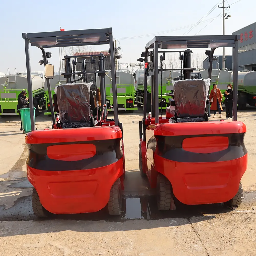 Freight-free small electric forklift logistics transport storage handling up 3-6 meters with side shift