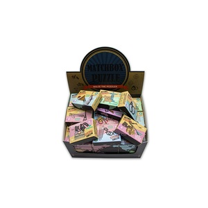 2021 Wooden and Metal Brainteasers Unique Brain Teasing <strong>Challenges</strong> <strong>Match</strong> Box Puzzle Display Box with 54pcs - Product Image 3