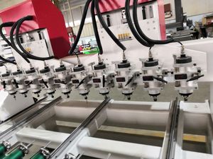Alta produzione 4 assi legno CNC Router Multi-teste rotativo carpenteria macchine DSP Syntec Mach3 NC Studio sistema di controllo - Product Image 5