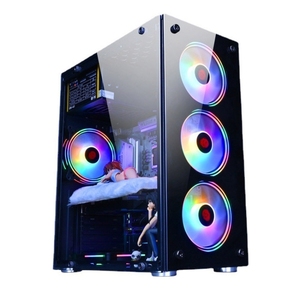 2024 Computadora CPU RGB Radiador luminoso 1 Ventilador Con Control Remoto Ventilador RGB