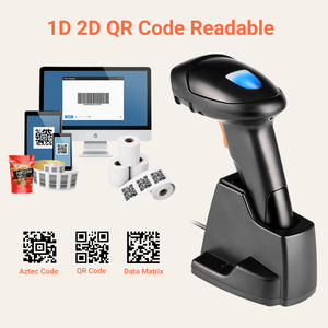 Tera 1D 2D Desktop <strong>Qr</strong> <strong>Code</strong> Barcode Reader Sale Bluetooth LED Light USB NFC Card Skimmer Auto WIFI Status Training Industrial Bit - Product Image 4