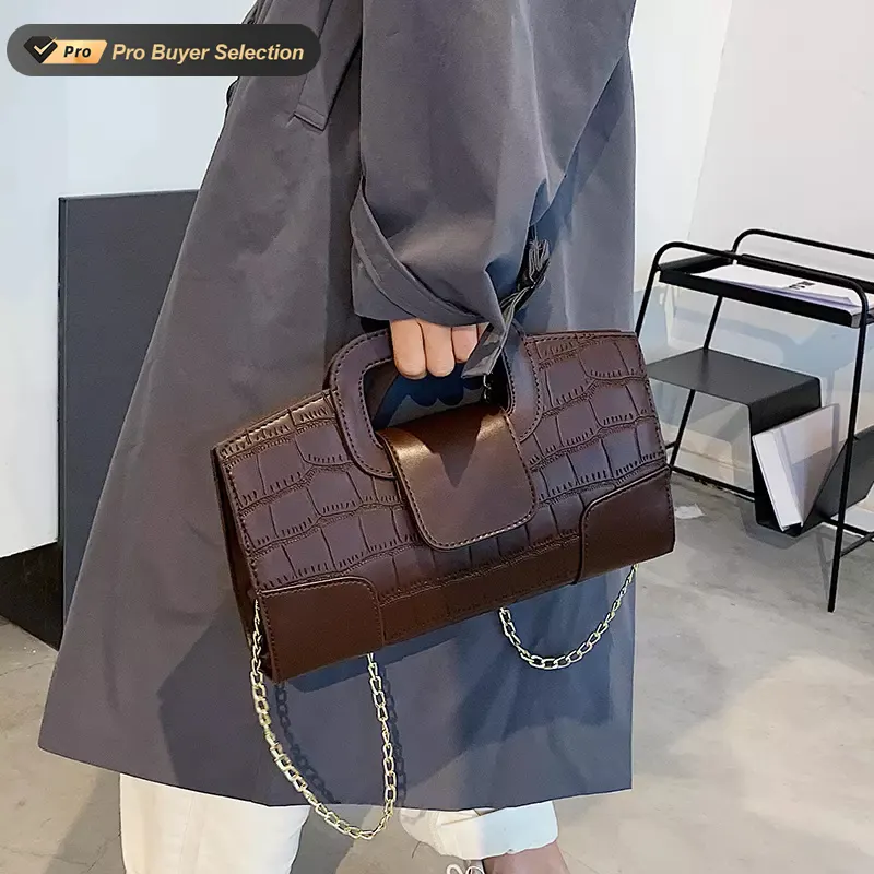 KALANTA Designer Alligator Motif Croix bady Chine Sac À Main Femmes Petit Carré Sac À Main De Haute Qualité Personnalisé En Cuir Sac À Main Dames