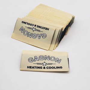 Großhandel für Hochwertige, Individuelle Damast-Webetiketten mit Markennamen und Logo für Kleidung - Product Image 1