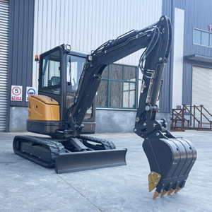 รถขุดตีนตะขาบขนาดเล็ก3-5ton ยูโร5 EPA พร้อมแกนสำหรับเครื่องยนต์เกียร์ของ Kubota และชิ้นส่วนปั๊มรถขุดขนาดเล็กผลิตในประเทศจีน