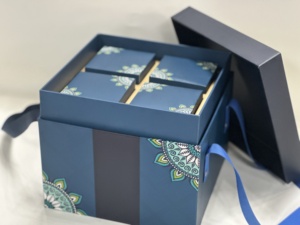批发散装方形手持式环保礼品盒天然食品压花生日派对零食纸容器 - Product Image 2