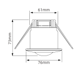 センサータイプの屋内赤外線モーションセンサー検出器Pirセンサー - Product Image 4