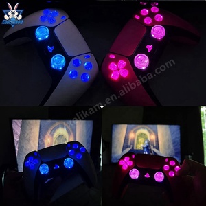 CoolRabbie P5 Controller Mod Kit scheda di illuminazione a LED Kit fai da te pulsanti di ricambio per Controller per PS5 Mod - Product Image 4