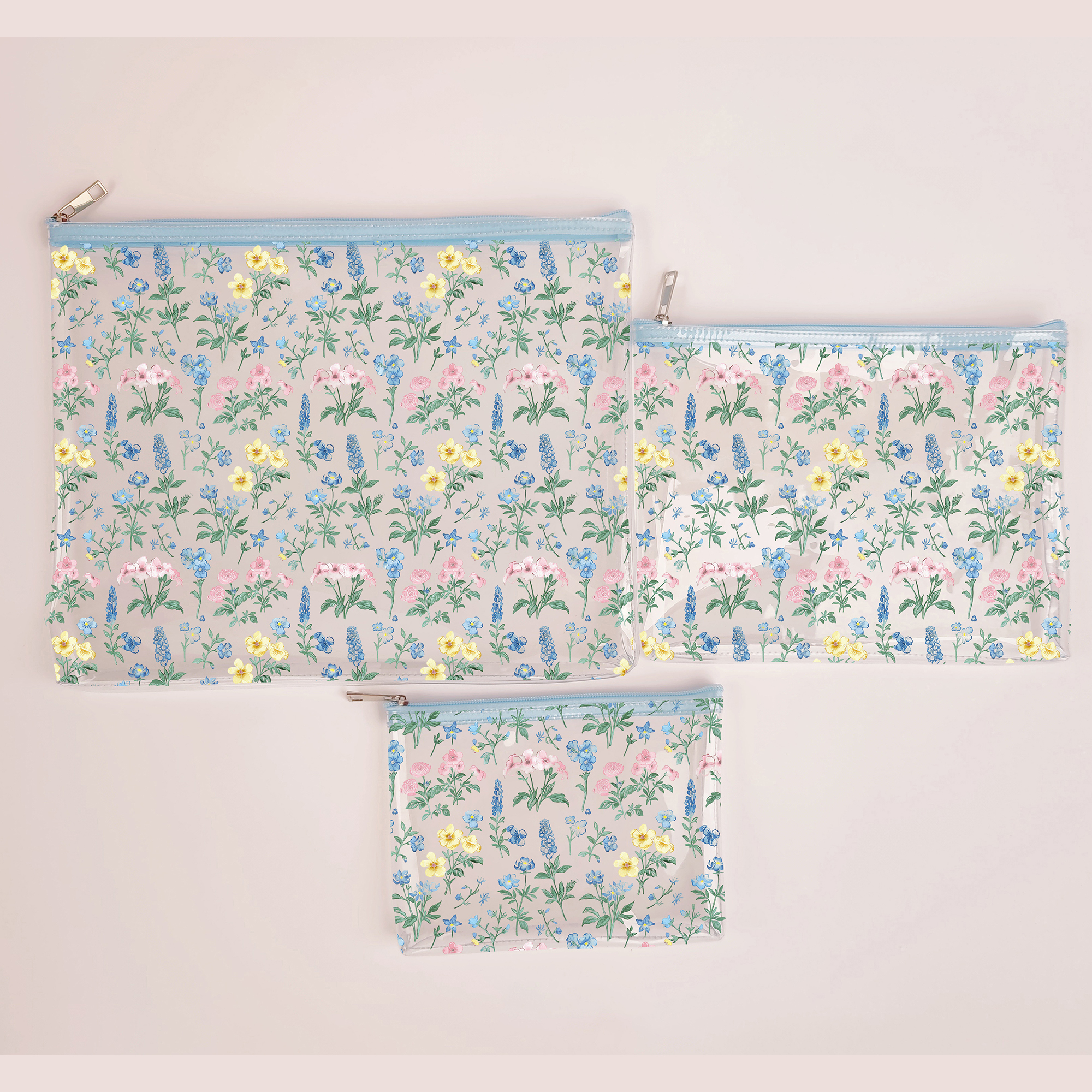 blue floral