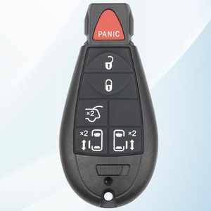 MS 5 + 1 düğmeler chrysler için uzaktan araba anahtarı 433mhz ile 46 çip fcc M3N5WY783X IYZ-C01C yedek boş araç fob fabrika fob - Product Image 1