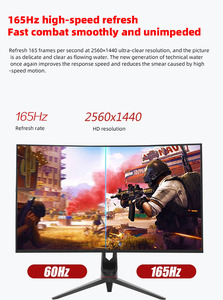 32 pollici curvo 165HZ PC Gaming 2K 4K Monitor Gamer Computer Screen Monitor 32 pollici - Product Image 5