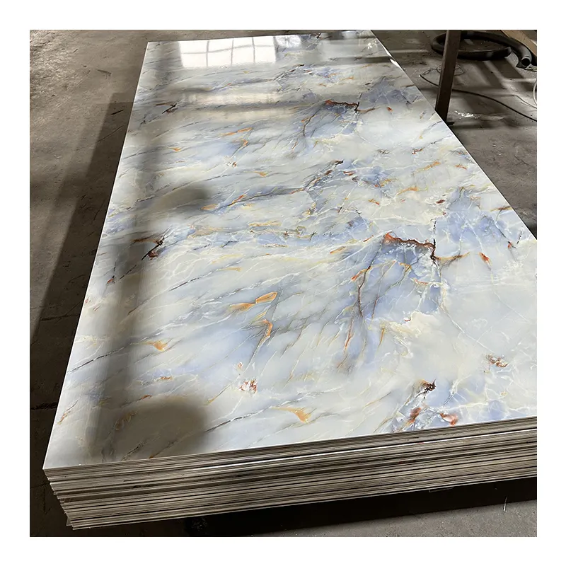 Premium Quality Pvc Uv Marble Sheet Interior Decoration Pvc Marble Wall Panel