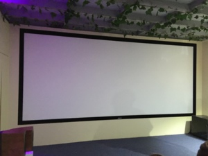 150'' Projector <strong>Screen</strong> ALR UST <strong>Fixed</strong> <strong>Frame</strong> <strong>Screen</strong> Large - Product Image 4