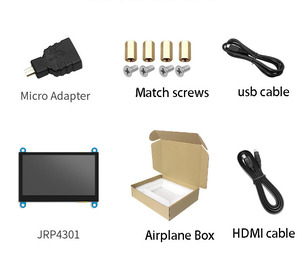 4,3-дюймовый ЖК-дисплей модуль 4301 емкостный сенсорный дисплей, HDMI совместимый с Raspberry Pi Control Board