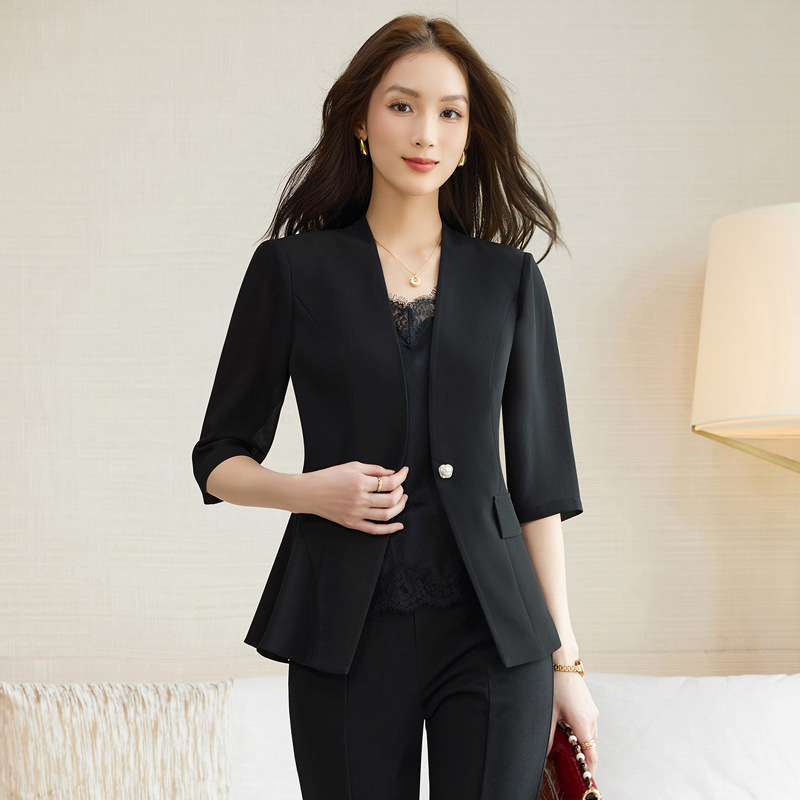 black suit