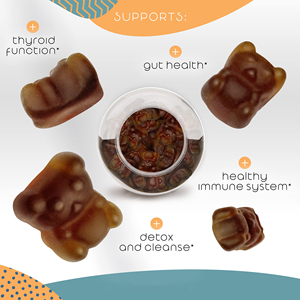 OEMプライベートラベルSea Moss GummiesサプリメントBladderwrackアイルランドSea Moss免疫サポートと甲状腺機能 - Product Image 3