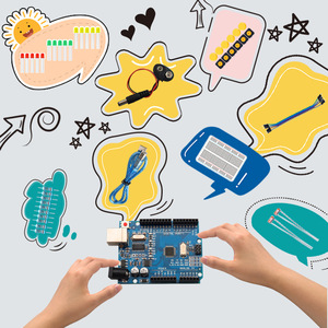 Eparthub R3 Learning Kit with RFID Upgrade and Stepper Motor for <strong>Basic</strong> Learning Suitable for Educational <strong>Projects</strong>
