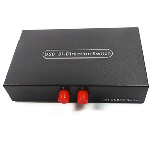 Adaptador de interruptor de alta compatibilidad USB2.0 de 2 puertos para compartir impresora 2 entradas 1 salida para accesorios de audio y video - Product Image 5