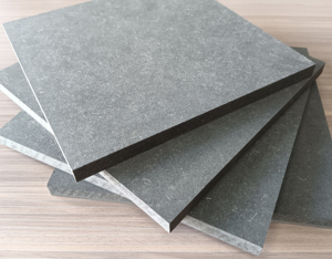 Black Mdf Board Carbon Board <strong>Fiberboard</strong> with Fire Proof and Waterproof 12mm 16mm 18mm Wood Mdf Board