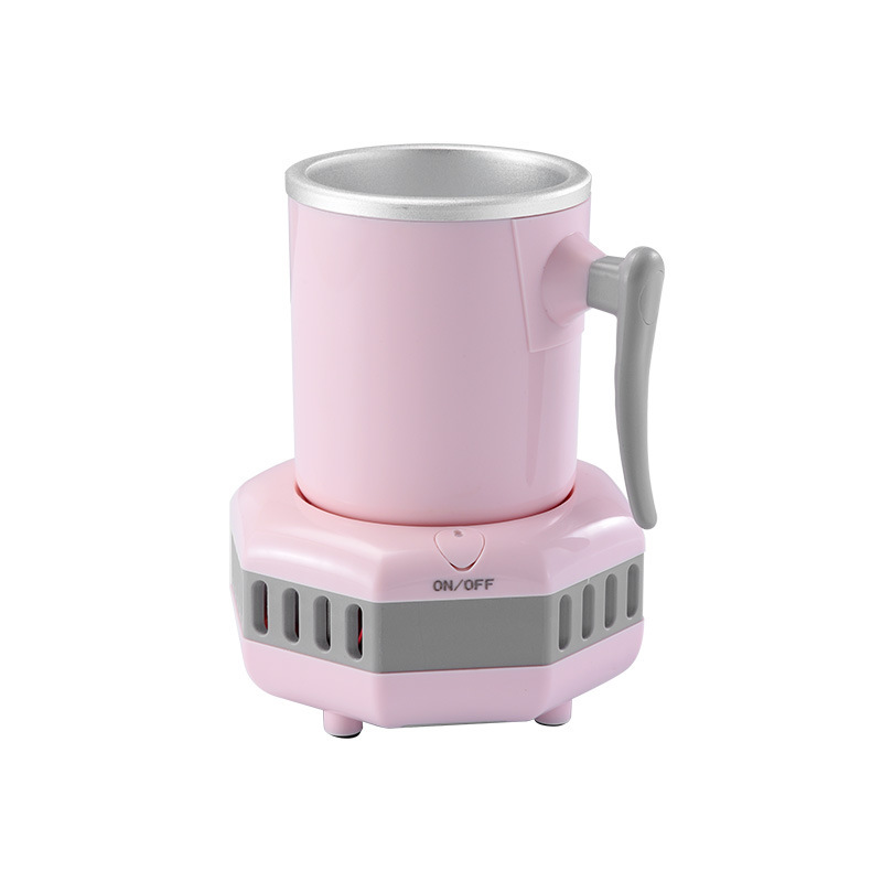 Pink hot/cold cup adapter (with lid)