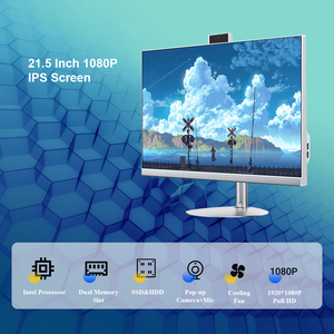 Win10 <strong>Linux</strong> OS 21.5 Inch Core I7 12th Generations SSD 256gb All in One <strong>Computer</strong> Intel I3/I5/I7 1920* 1080 Full HD AIO PC - Product Image 3