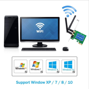 TP-Link互換300Mbps内蔵PCIWiFiアダプターカードPCIExpressワイヤレスネットワークカード2.4GHz2T2RブラケットPC用