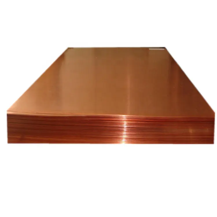 Feuille de cuivre de vente chaude pour la toiture plaque de feuille de cuivre pur de cuivre c1100p