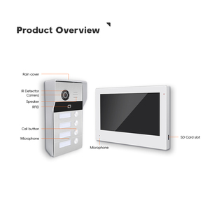 7 Inch Wired <strong>Video</strong> Door Phone with <strong>Motion</strong> <strong>Detection</strong> Unlocking <strong>Intercom</strong> Doorbell Camera Home Security <strong>System</strong> for Apartment Tuya - Product Image 3