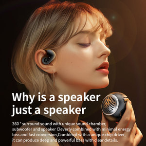 2025 New Arrival 2 em 1 Esporte Fone De Ouvido Sem Fio Mini <span class=keywords><strong>Speaker</strong></span> Portátil BT5.4 Longo Tempo Esporte Som Estéreo Fone De Ouvido